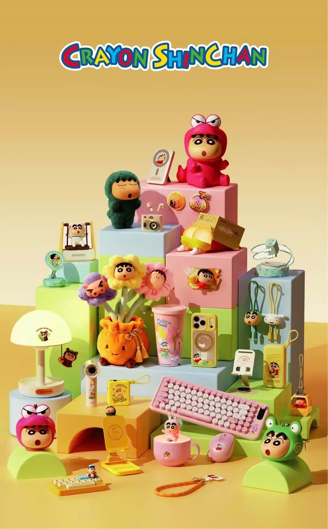 Bộ sưu tập phụ kiện Crayon Shinchan của ROCK