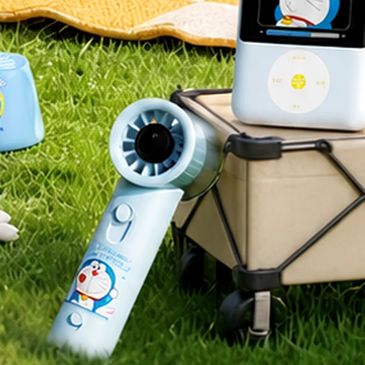 Quạt cầm tay ROCK Doraemon
