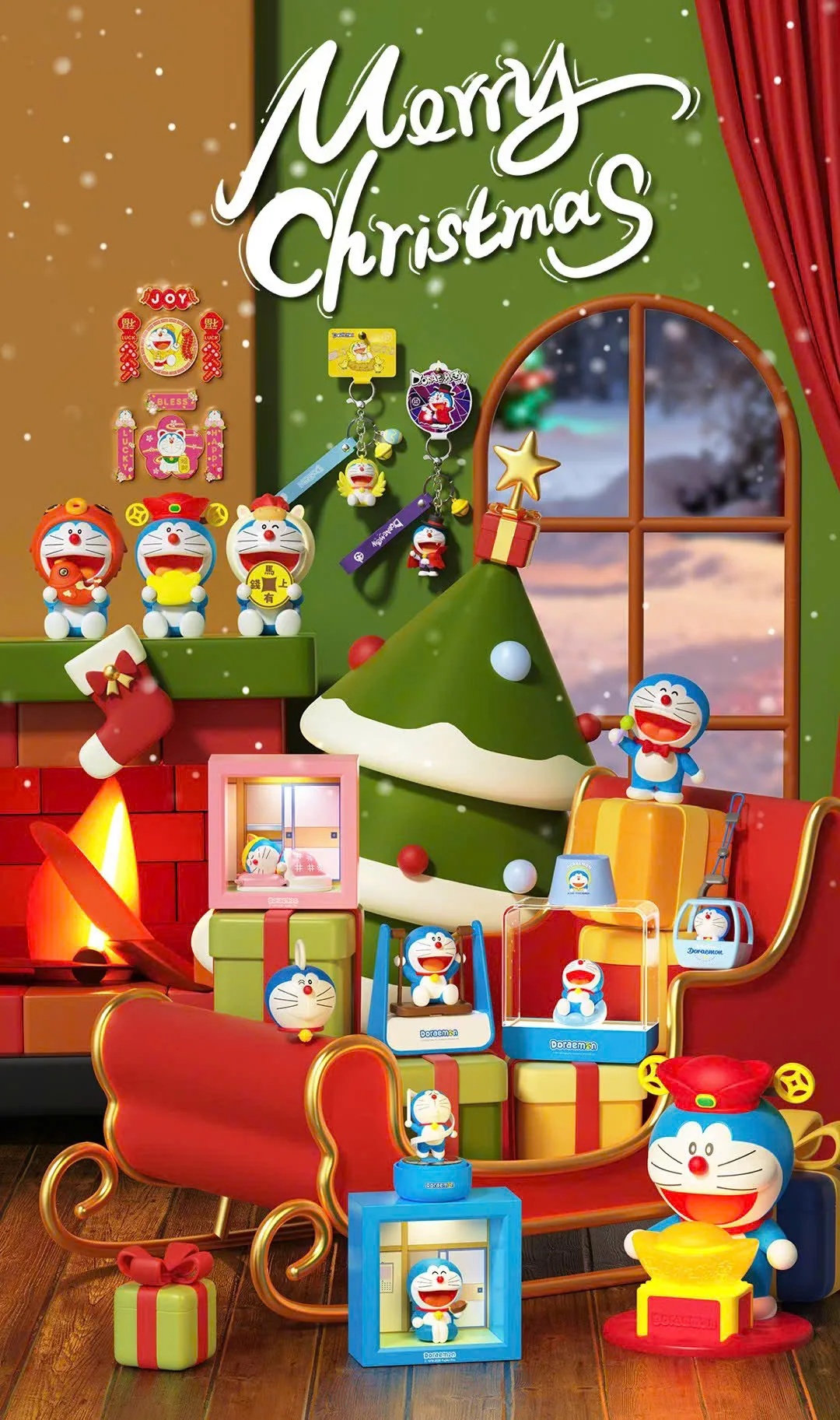 Bộ sưu tập Doraemon chủ đề Giáng sinh