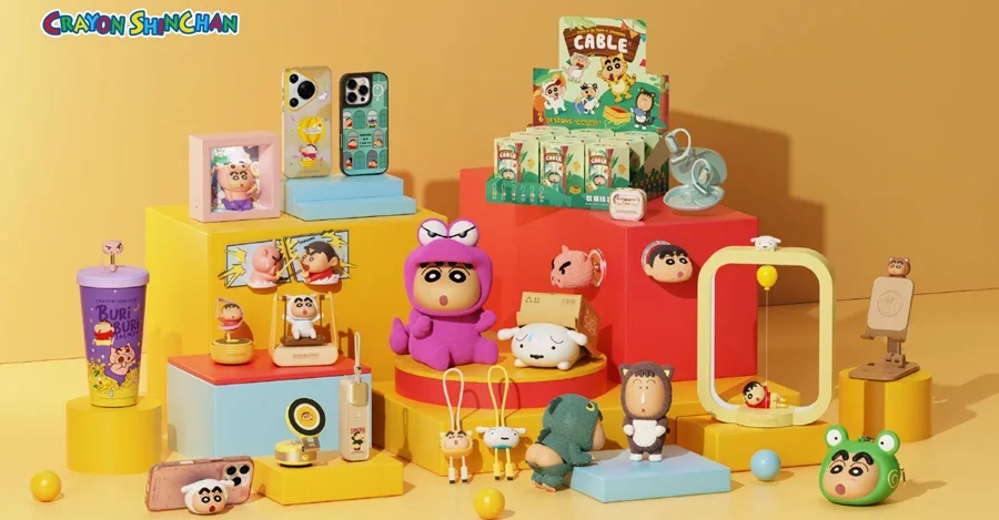 Không gian trưng bày sản phẩm ROCK và Crayon Shinchan